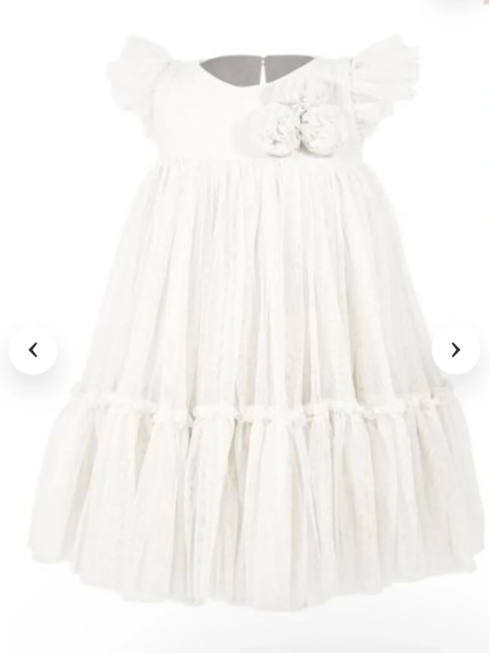 Le Pom-Pom Tutu Dress Sz 6-7